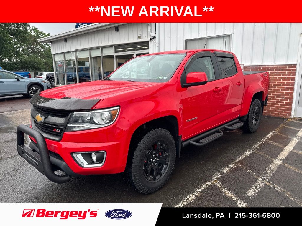 Red Hot 2017 Chevrolet Colorado Pickup Truck Four-Wheel Drive 8-Speed Automatic