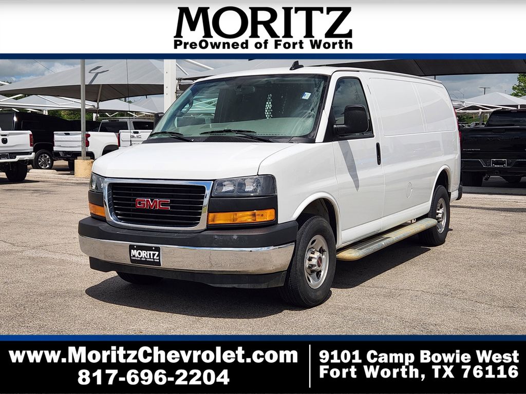 Summit White 2024 GMC Savana Cargo 2500 RWD Van Rear-Wheel Drive 8-Speed Automatic Overdrive
