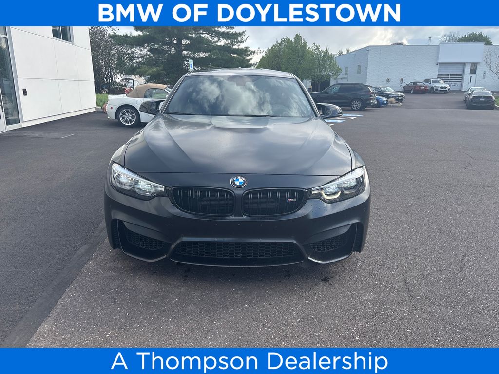 Black Sapphire Metallic 2018 BMW M3 Sedan RWD Sedan Rear-Wheel Drive 6-Speed Manual
