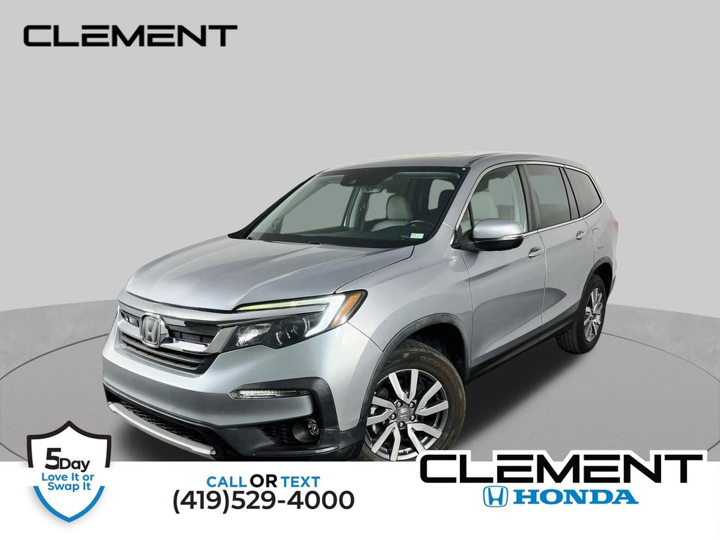 Lunar Silver Metallic 2021 Honda Pilot SUV / Crossover Front-Wheel Drive 9-Speed Automatic