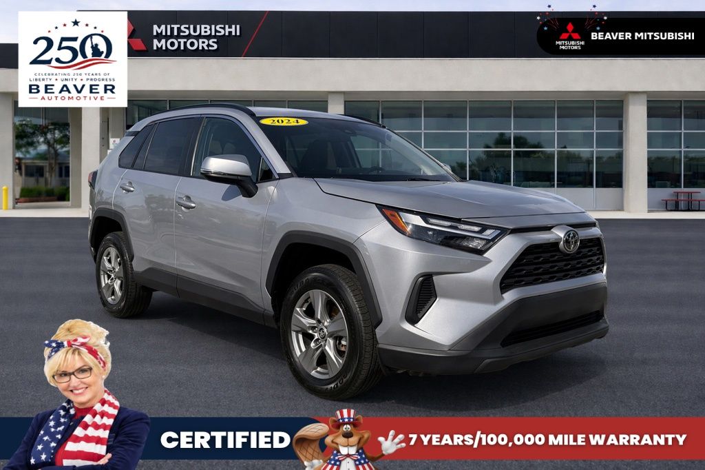 Silver Sky Metallic 2024 Toyota RAV4 SUV / Crossover Front-Wheel Drive 8-Speed Automatic