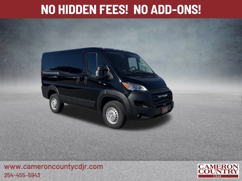 Black Clearcoat 2026 RAM ProMaster Van Front-Wheel Drive 9-Speed Automatic