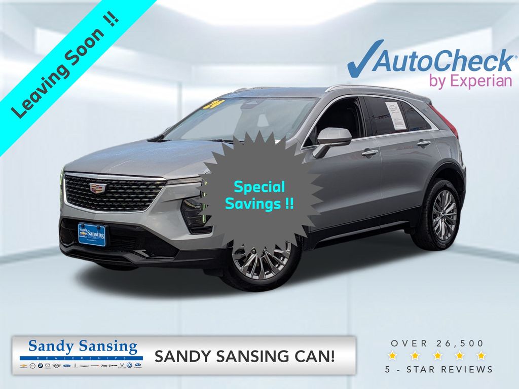 Argent Silver Metallic 2024 Cadillac XT4 Premium Luxury FWD SUV / Crossover Front-Wheel Drive 9-Speed Automatic