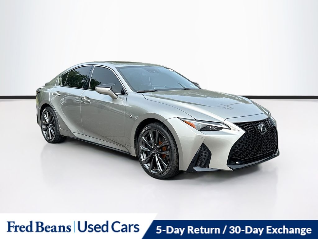 Silver 2023 Lexus IS Sedan All-Wheel Drive 6-Speed Automatic