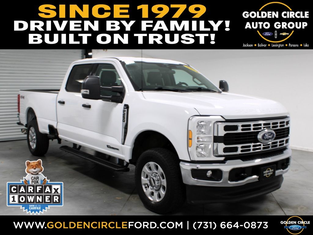 Oxford White 2024 Ford F-250 Super Duty XLT SuperCab 4WD Pickup Truck Four-Wheel Drive Automatic