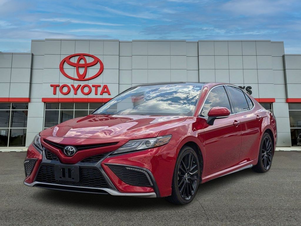 Red 2024 Toyota Camry Sedan Front-Wheel Drive 8-Speed Automatic