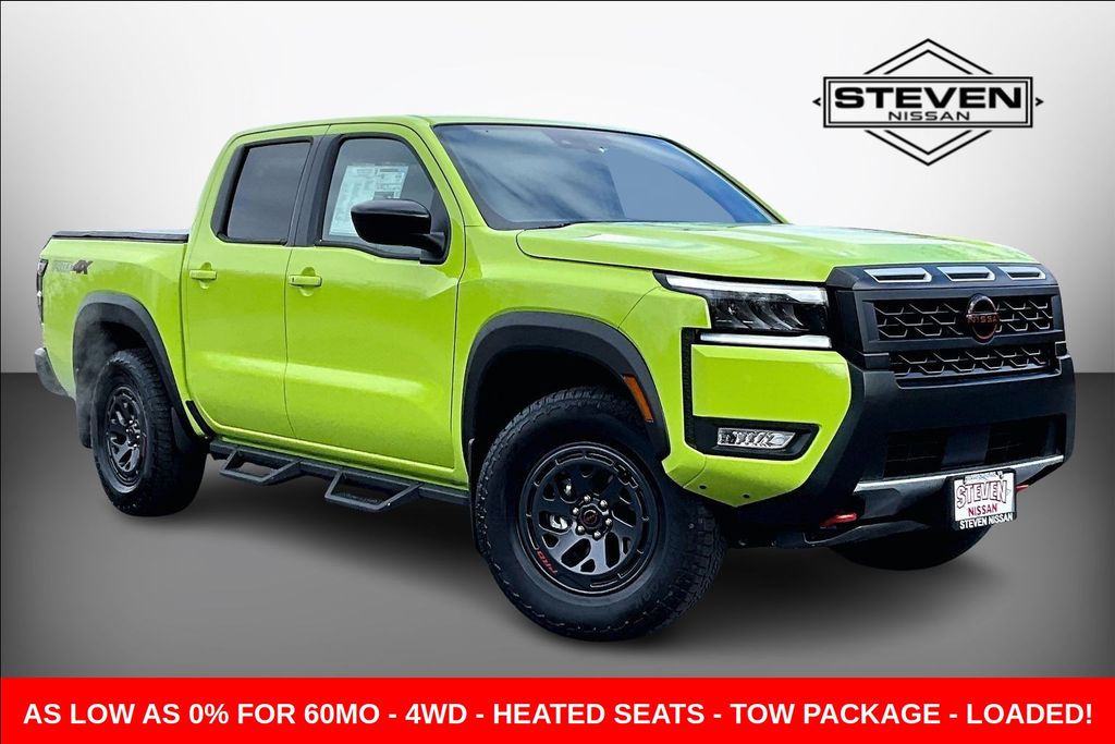 Citrus Strike 2026 Nissan Frontier Pickup Truck Four-Wheel Drive 9-Speed Automatic Overdrive