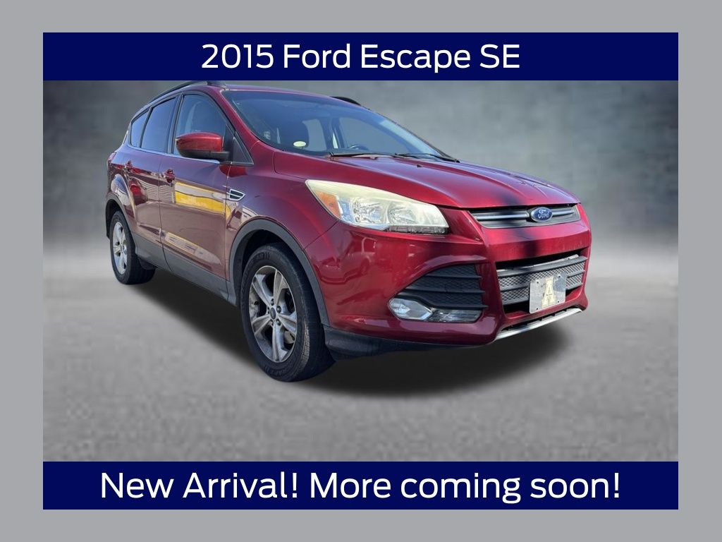 Ruby Red Metallic 2015 Ford Escape SE AWD SUV / Crossover All-Wheel Drive 6-Speed Automatic