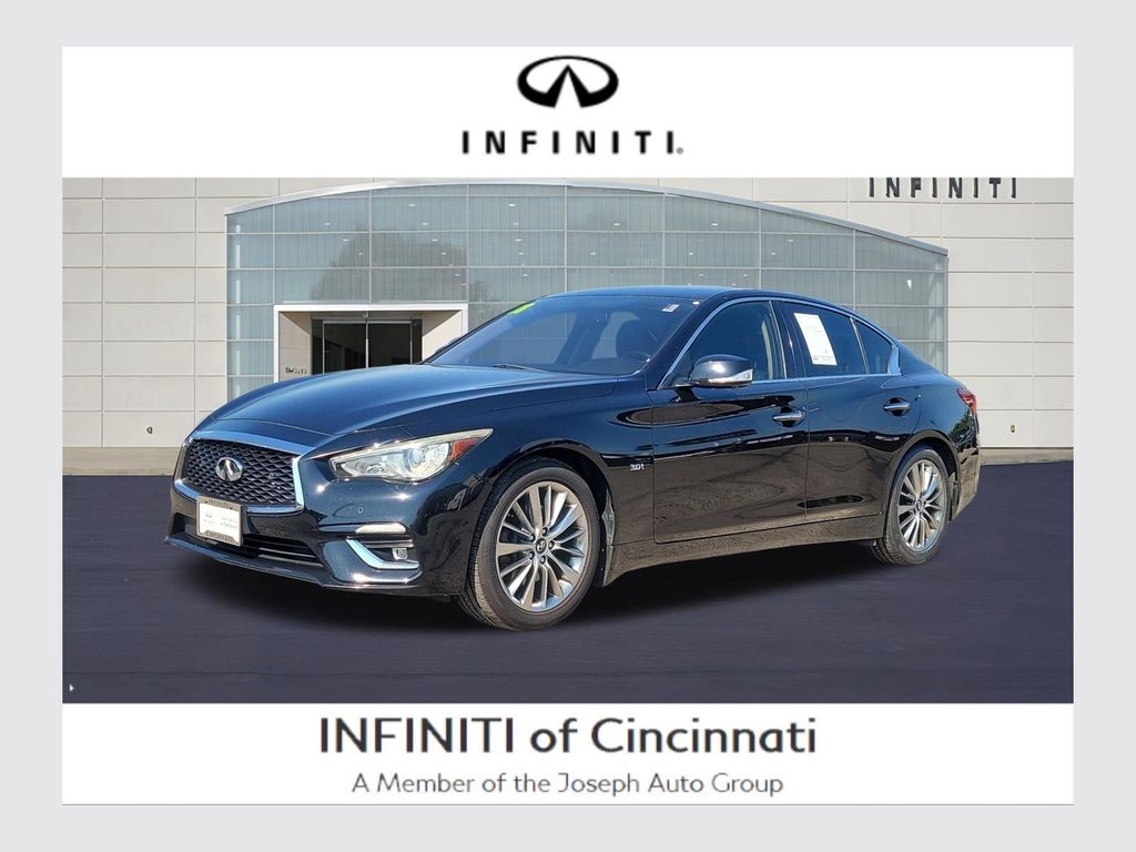 Black Obsidian 2018 INFINITI Q50 Sedan Rear-Wheel Drive 7-Speed Automatic