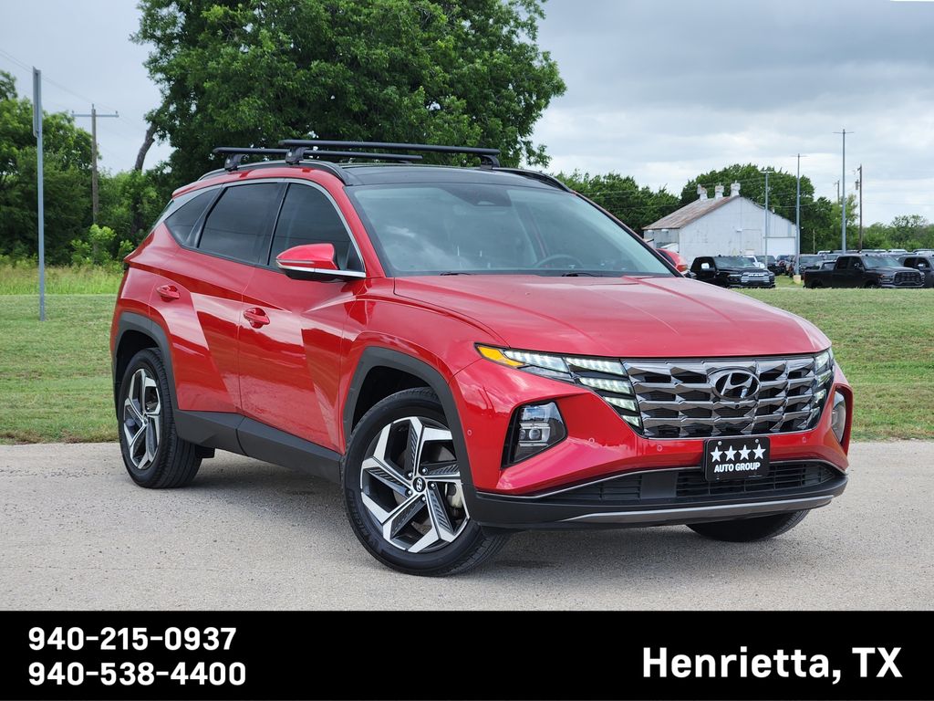Calypso Red 2023 Hyundai Tucson Limited AWD SUV / Crossover All-Wheel Drive 8-Speed Automatic