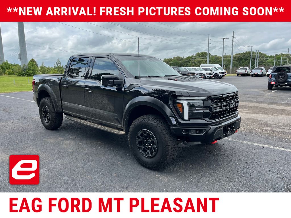 Agate Black Metallic 2025 Ford F-150 Raptor SuperCrew 4WD Pickup Truck Four-Wheel Drive Automatic