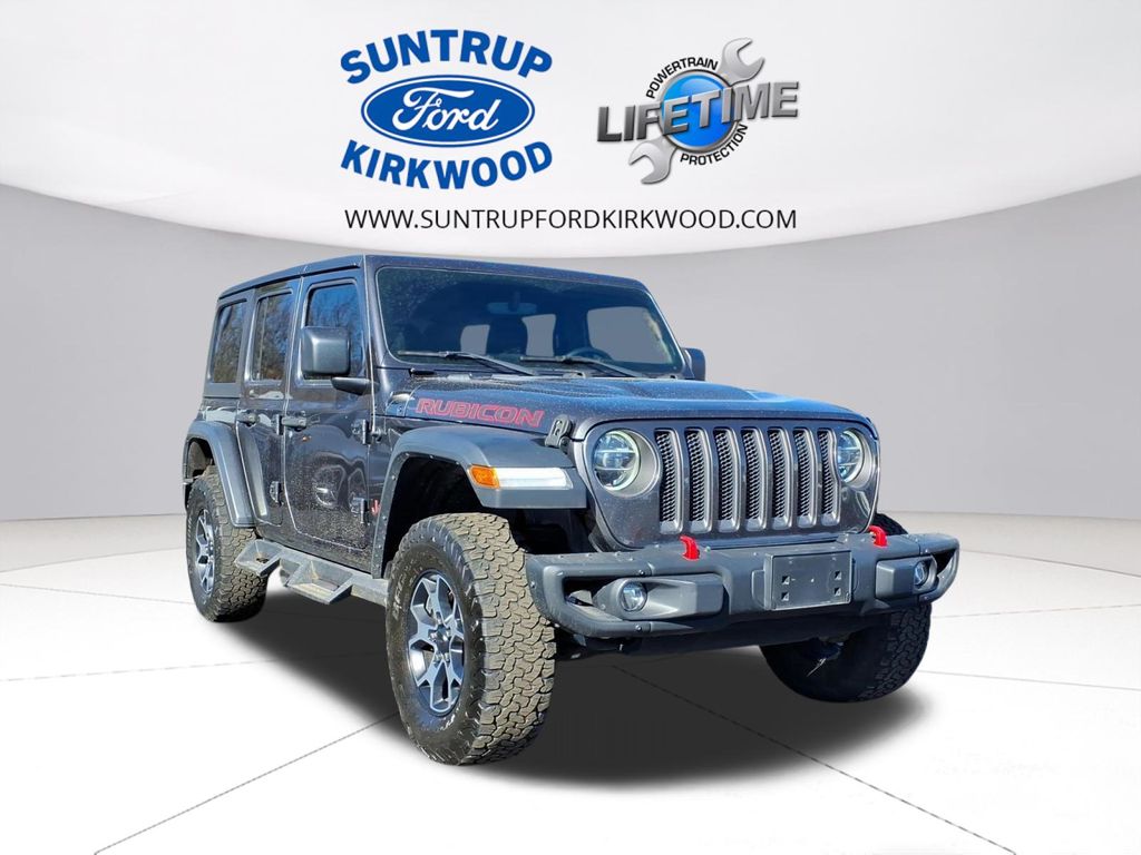 Gray (Granite Crystal Metallic Clearcoat) 2019 Jeep Wrangler Unlimited Rubicon 4WD SUV / Crossover Four-Wheel Drive 8-Speed Automatic