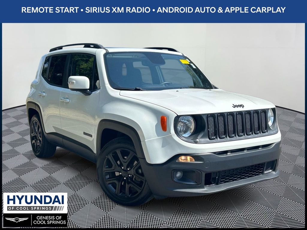 Alpine White 2018 Jeep Renegade SUV / Crossover Front-Wheel Drive 9-Speed Automatic