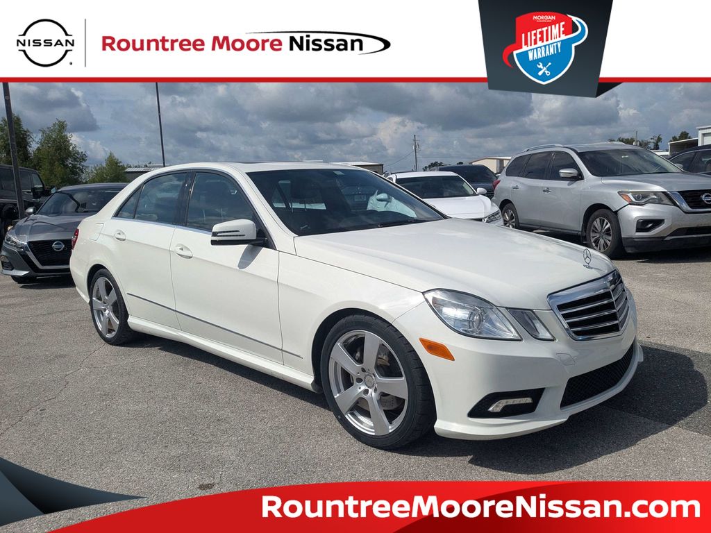 Black 2011 Mercedes-Benz E-Class Sedan 7-Speed Automatic