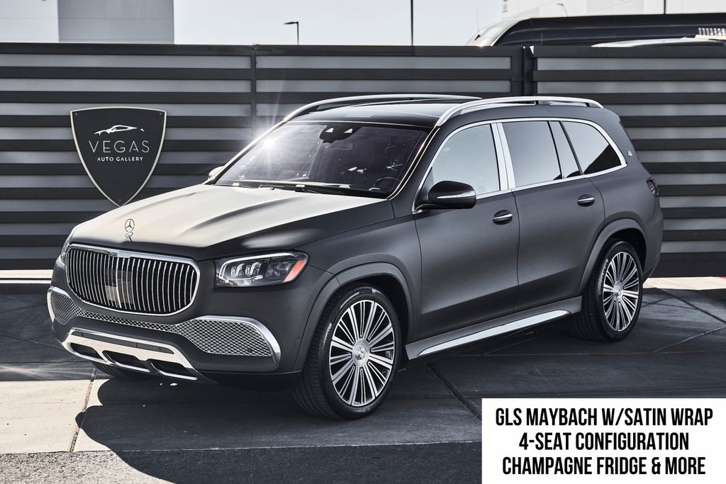 Obisidian Black/Kalahari Gold 2023 Mercedes-Benz GLS SUV / Crossover All-Wheel Drive 9-Speed Automatic