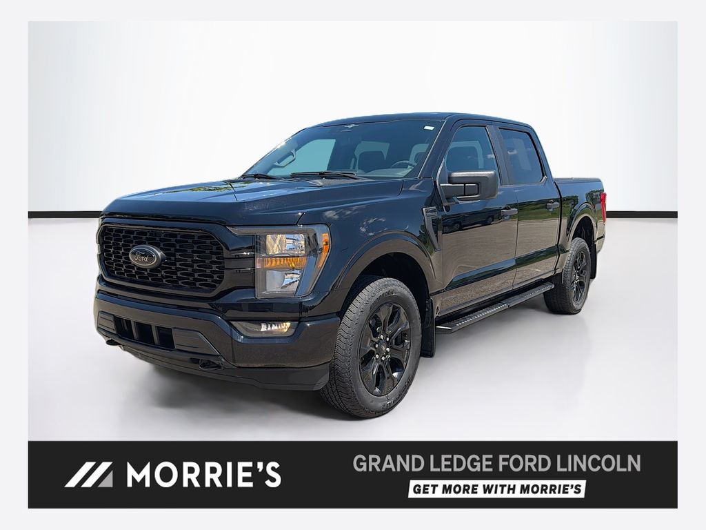 Black Metallic 2023 Ford F-150 Pickup Truck Four-Wheel Drive Automatic
