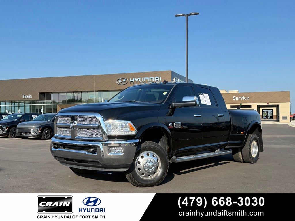 Black Clearcoat 2015 RAM 3500 Pickup Truck Four-Wheel Drive 6-Speed Automatic