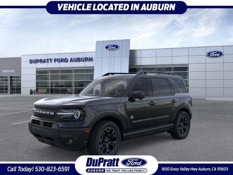 Shadow Black 2025 Ford Bronco Sport Outer Banks AWD SUV / Crossover All-Wheel Drive 8-Speed Automatic