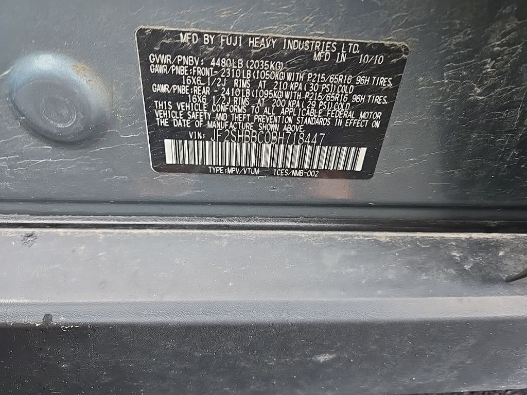 Used 2011 Green Subaru 2.5X image 16