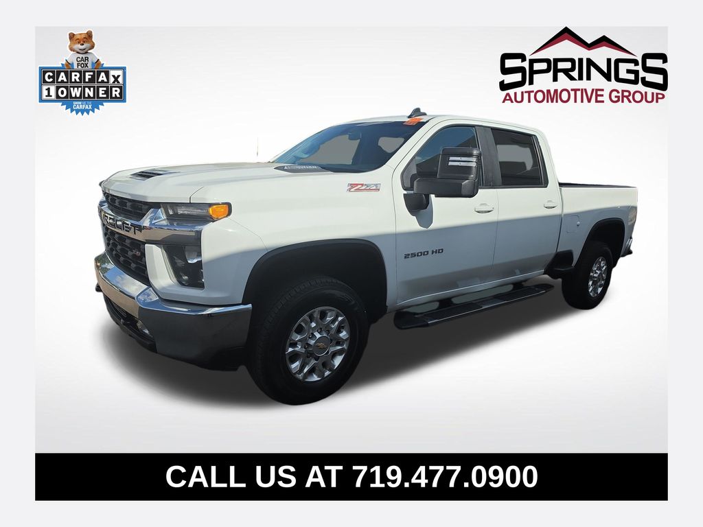 Summit White 2023 Chevrolet Silverado 2500HD Pickup Truck Four-Wheel Drive Automatic