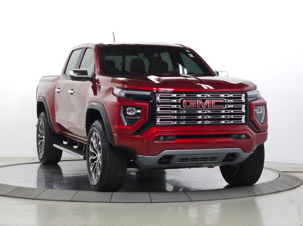 Volcanic Red Tintcoat 2025 GMC Canyon Pickup Truck Four-Wheel Drive 8-Speed Automatic