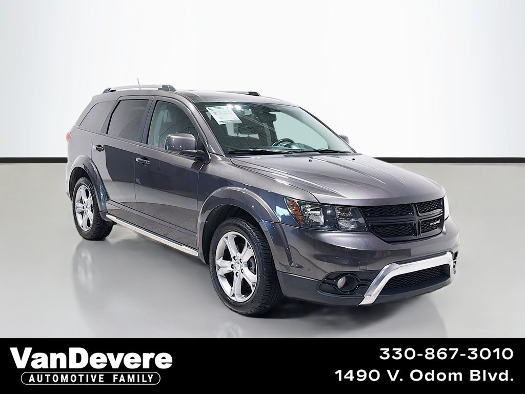 Gray (Granite Crystal Metallic Clearcoat) 2017 Dodge Journey SUV / Crossover All-Wheel Drive 6-Speed Automatic