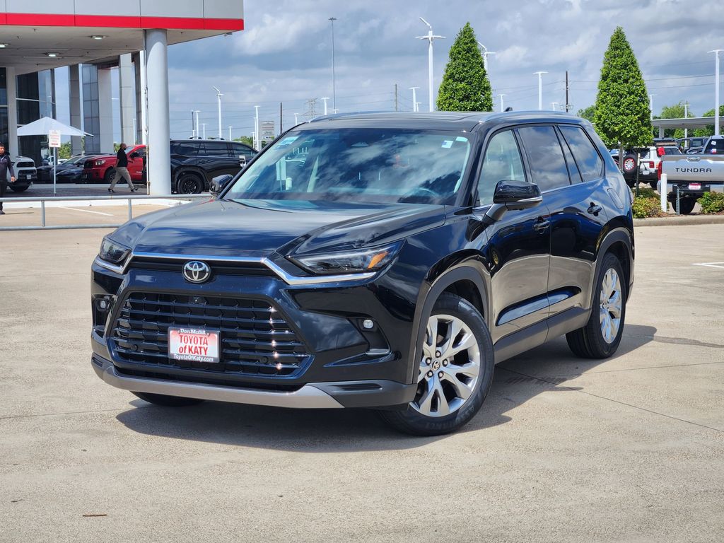 Midnight Black 2025 Toyota Grand Highlander Limited FWD SUV / Crossover Front-Wheel Drive 8-Speed Automatic