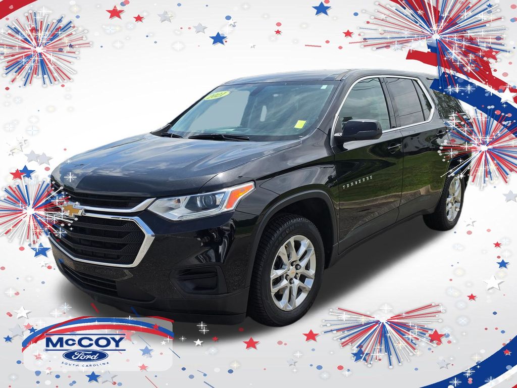 Mosaic Black Metallic 2021 Chevrolet Traverse SUV / Crossover Front-Wheel Drive 9-Speed Automatic