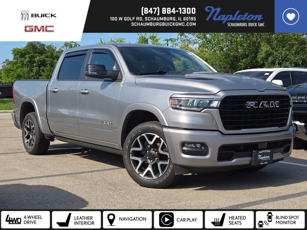 Billet Silver Metallic Clearcoat 2025 RAM 1500 Pickup Truck Four-Wheel Drive 8-Speed Automatic