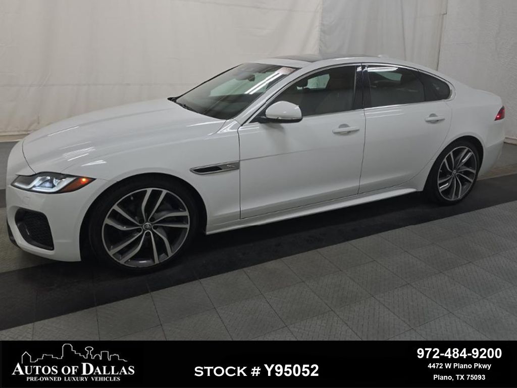 White 2024 Jaguar XF Sedan Rear-Wheel Drive 8-Speed Automatic
