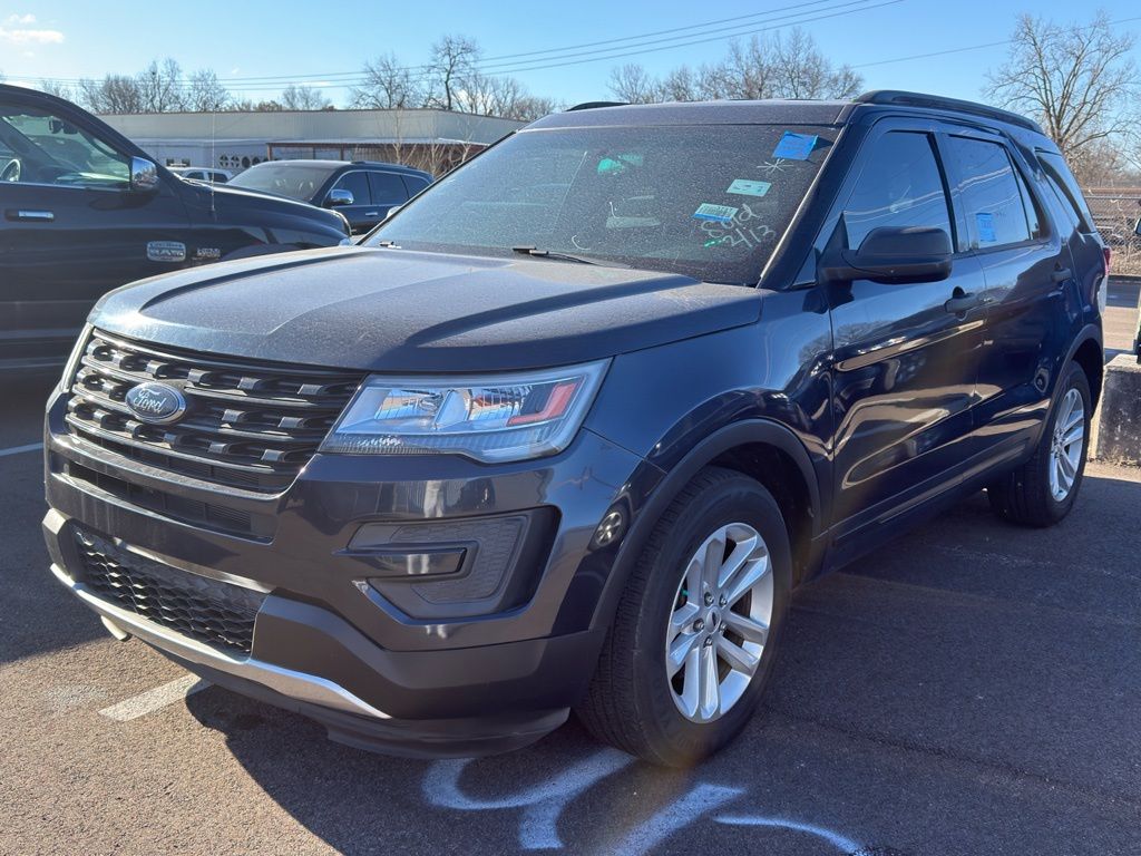 Blue 2017 Ford Explorer Base SUV / Crossover Front-Wheel Drive 6-Speed Automatic