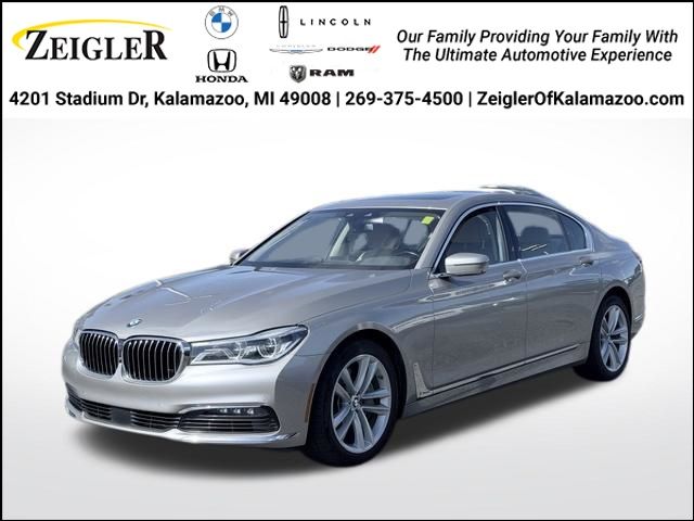 Silver Metallic 2018 BMW 7 Series Sedan Rear-Wheel Drive 8-Speed Automatic