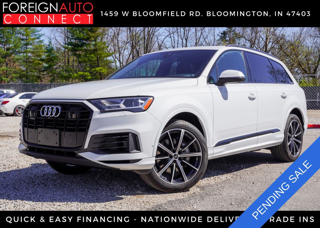 Glacier White 2022 Audi Q7 SUV / Crossover All-Wheel Drive 8-Speed Automatic
