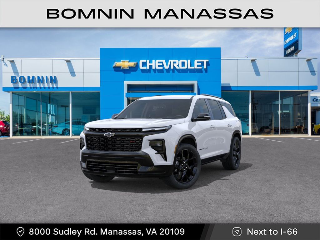 Polar White 2026 Chevrolet Traverse SUV / Crossover Four-Wheel Drive 8-Speed Automatic