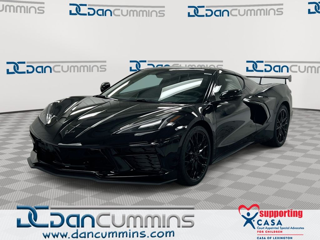 Black 2027 Chevrolet Corvette Coupe Rear-Wheel Drive 8-Speed Dual Clutch