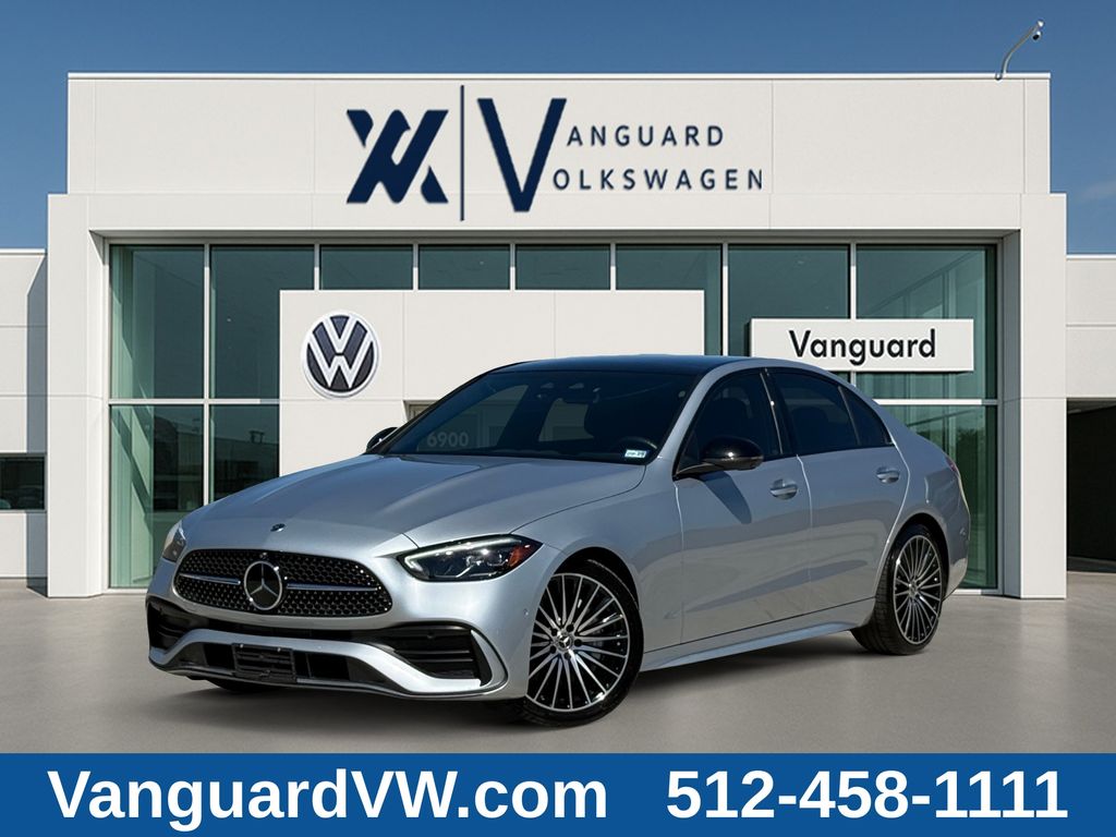 Mojave Silver Metallic 2023 Mercedes-Benz C-Class Sedan Rear-Wheel Drive 9-Speed Automatic