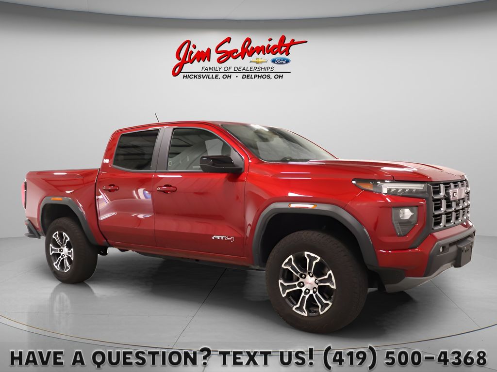 Volcanic Red Tintcoat 2025 GMC Canyon Pickup Truck Four-Wheel Drive 8-Speed Automatic