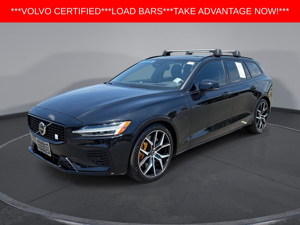 Onyx Black Metallic 2024 Volvo V60 Hybrid Plug-in Wagon All-Wheel Drive Automatic