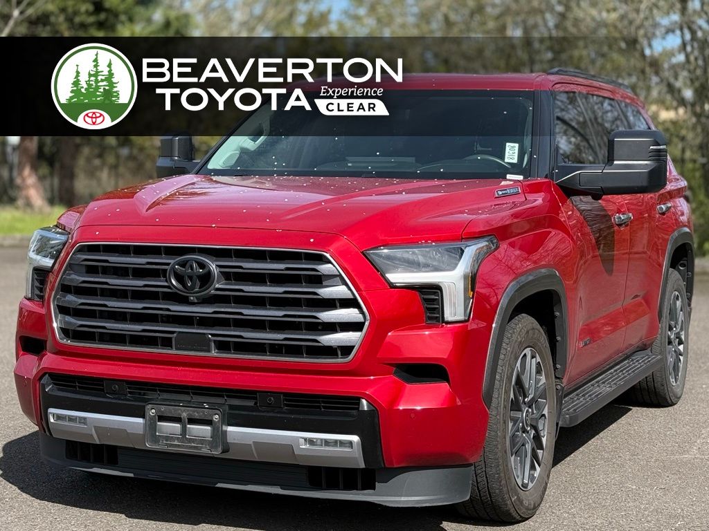 Supersonic Red 2023 Toyota Sequoia Limited 4WD SUV / Crossover Four-Wheel Drive Automatic