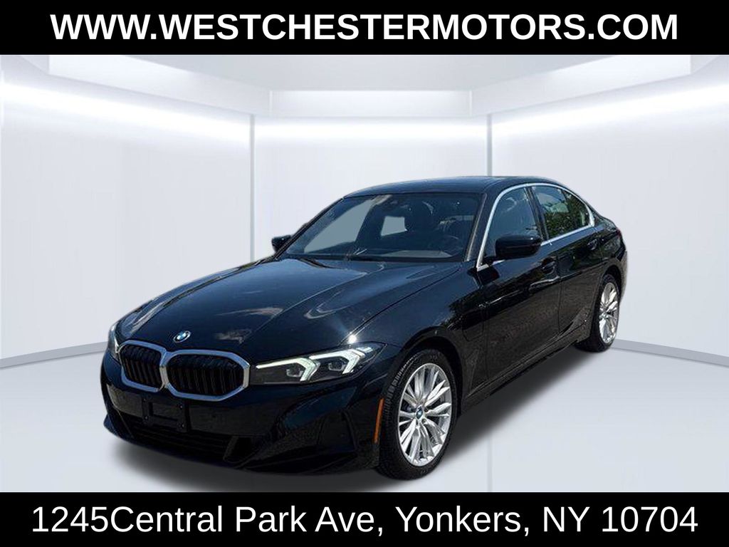 Jet Black 2024 BMW 3 Series Sedan All-Wheel Drive 8-Speed Automatic