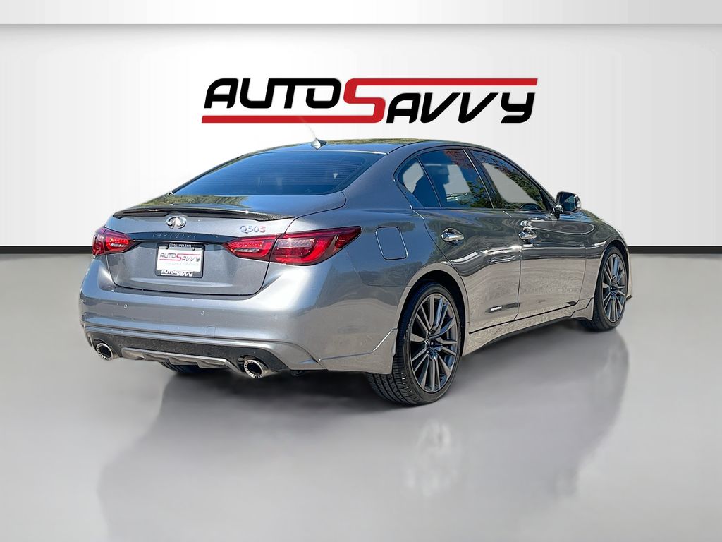 2022 INFINITI Q50 Red Sport 400 Gray at AutoSavvy Houston Southwest