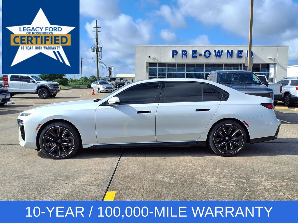 2023 BMW 7 Series 740i White at Ultimate Motorsports