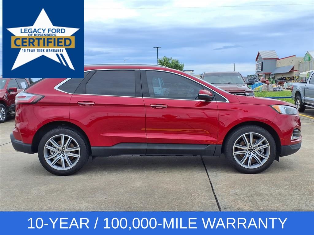 2023 Ford Edge Titanium Red at Cook Ford