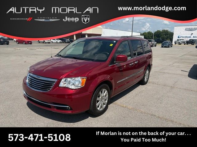 Deep Cherry Red Crystal Pearlcoat 2015 Chrysler Town & Country Minivan Front-Wheel Drive 6-Speed Automatic