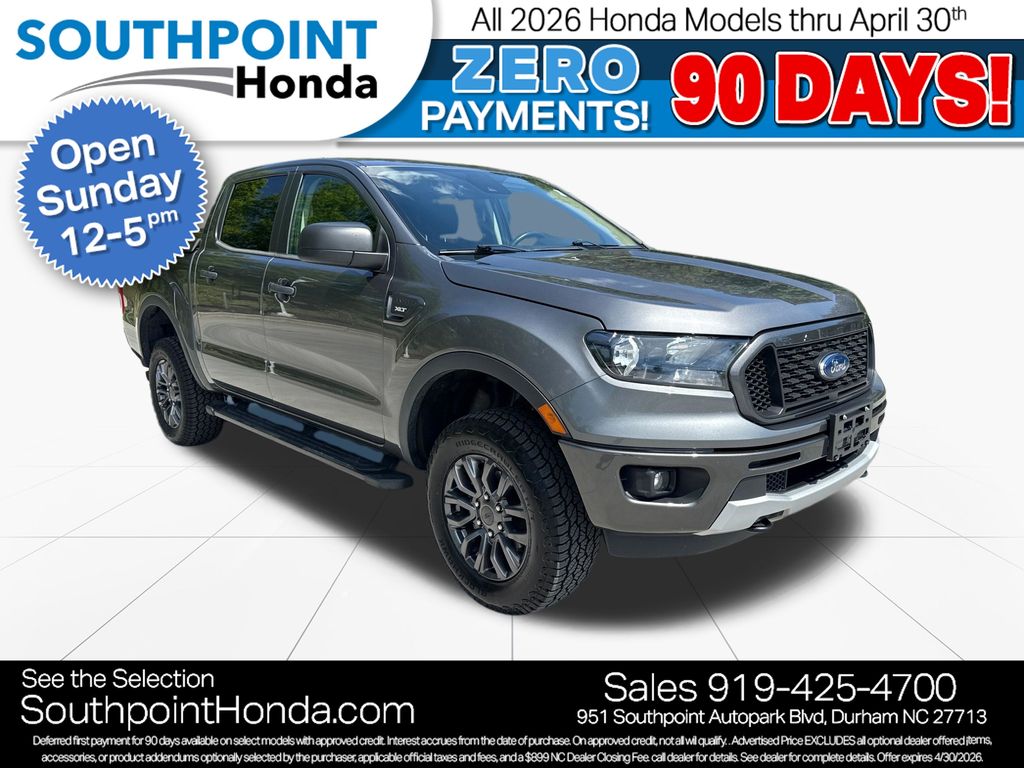 Carbonized Gray Metallic 2021 Ford Ranger XLT SuperCrew 4WD Pickup Truck Four-Wheel Drive Automatic