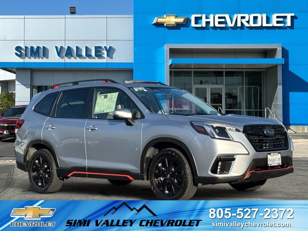 Ice Silver Metallic 2023 Subaru Forester SUV / Crossover All-Wheel Drive Continuously Variable Transmission