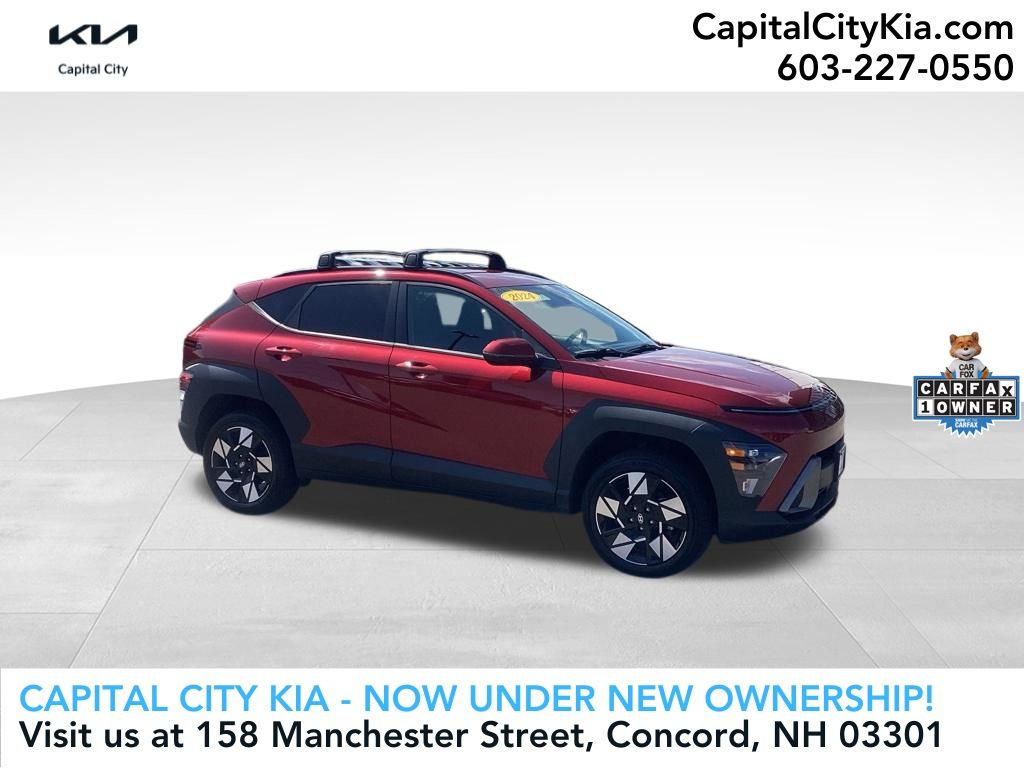 Ultimate Red Metallic 2024 Hyundai Kona SUV / Crossover All-Wheel Drive Continuously Variable Transmission