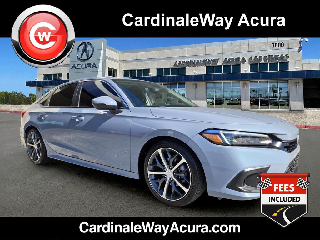 Sonic Gray Pearl 2024 Honda Civic Sedan Front-Wheel Drive Continuously Variable Transmission
