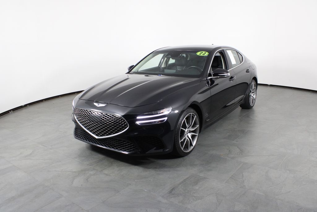 Vik Black 2022 Genesis G70 Sedan Rear-Wheel Drive 8-Speed Automatic