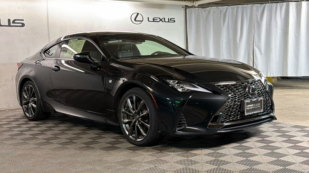 Black (Caviar) 2022 Lexus RC Coupe Rear-Wheel Drive 8-Speed Automatic